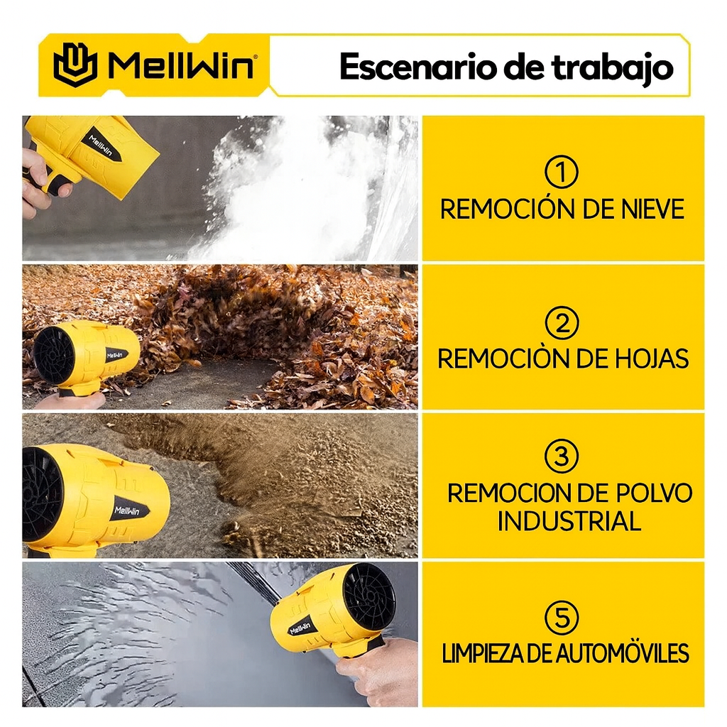 MellWin™- Soplador de Aire Portátil