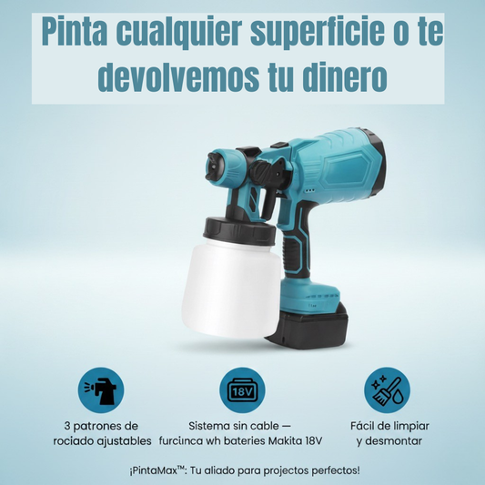 PintaMax™ – Pistola de pintura rápida y sin esfuerzo